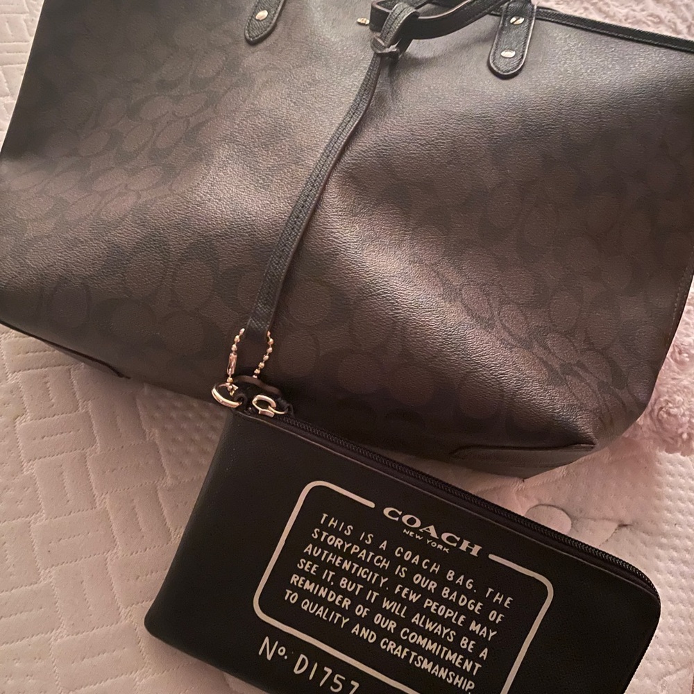 Coach Brown Tote Bag
